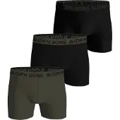 Björn Borg Cotton Stretch Boxer 3P - Black - L