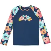 Roxy Morning Flower Lycra Set - Navy - 98