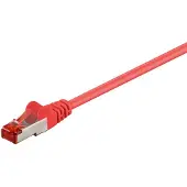 Pro CAT 6 patch cable S/FTP (PiMF) Punainen - Punainen - 1 meter