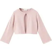 Mango Openwork Detail Knit Cardigan - Pink - 12-18M