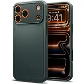 Spigen iPhone 17 Pro Thin Fit Mag MagSafe -kotelo - Abyssin vihreä