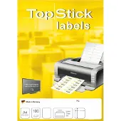 Topstick Etiketter TopStick 210x297 mm (A4) hvid - (100 ark)