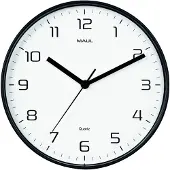 MAUL Wanduhr MAULdrip, 25 cm, Quarzuhr, ohne Batt.,schwarz (9051690)