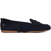 Tommy Hilfiger Th Flex Suede Loafer Ballerina - Navy - 37
