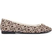 Tommy Hilfiger Th Charm Jacquard Ballerina - Brown - 39
