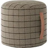 OYOY Living Living Design Grid Pouf - Grey - ONE SIZE