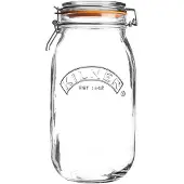 Kilner pyöreä purkki salpalla Kirkas, 3 l
