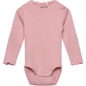 Huttelihut Body Ls Rib - Pink - 62