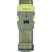 American Tourister TSA Matkalaukkuhihna, Olive/Lime