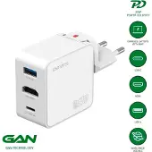 4smarts 3in1 HDMI hub with charger GaN Flex 65W white