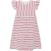 Creamie Dress Ss Stripe - Red - 128