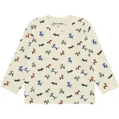 Minymo T-Shirt Ls Aop - Cream - 74