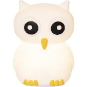 Star Trading - Pöllö LED-yölamppu 357-58 14,8 cm valkoinen