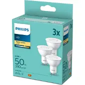 Philips Spotti, 4,7 W, 50 W, GU10, 380 lm, 15000 h, Lämmin valkoinen