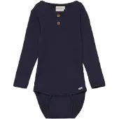 Minymo Body Ls Rib - Navy - 68