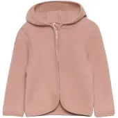 Huttelihut Jacket Ears Wool Fleece - Pink - 110