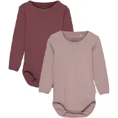 Minymo Body Ls (2-Pack) - Purple - 50
