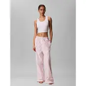 Calvin Klein Covered Wb Poplin Pant - Pink - L