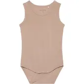 Minymo Body W/O Sleeves - Beige - 68