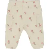 Minymo Pants Aop - Cream - 86