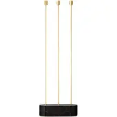 AYTM Grasil Gulv Lysestage - Black - H:82CM