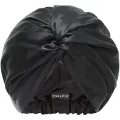 Dore & Rose Premium Silk Bonnet Black