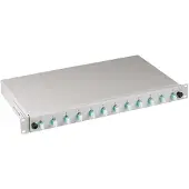 Efbe-Schott Elektronik B71901L12OM3, LC, Vedenvärinen, Harmaa, Monitila, Metalli, OM3, 483 mm