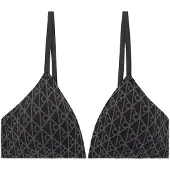 Calvin Klein Lightly Lined Triangle - Black - S