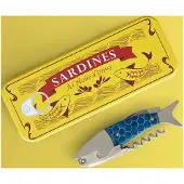 Balvi Proptrækker-Sardiner, Blikæske - Yellow - H:17.8CM