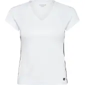 Björn Borg Ace V-Neck T-Shirt - White - XS
