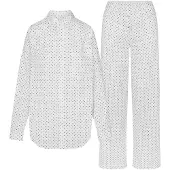 SKIMS Cotton Poplin Sleep Oversized Set -pyjama