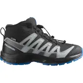 Salomon Junior's XA Pro V8 Mid Waterproof Black/monument/french Blue Retkeilykengät 33