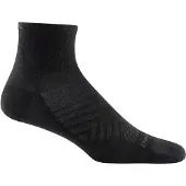 Darn Tough Men's Run Quarter Ultra-Lightweight Running Sock Black Treenisukat XL