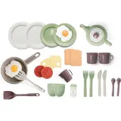 Dantoy Green Garden Breakfast Set - Green - ONE SIZE