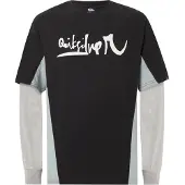 Quiksilver Yg Sync Double Layer Tee - Black - L