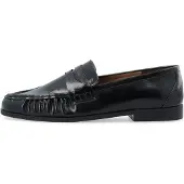 Bianco Biacarma Penny Loafer Faux Leather - Black - 38