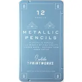 Printworks 12 Colour Pencils - Multi/patterned - 10.5X 1.1X 19.0CM