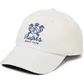 Ralph Lauren Ralph’s Beach Club Twill Ball Cap - White - ONE SIZE