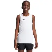 Adidas Team Singlet Sleeveless T-shirt Valkoinen 7-8 Years Poika