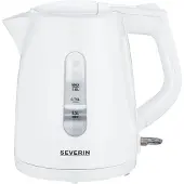 Severin 3411 -vedenkeitin, 1,0 l, 2200 W, valkoinen