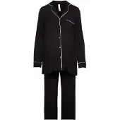 Lindex Maternity Soft Piping Pj Jerse - Black - XL