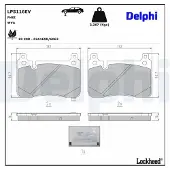 Delphi Jarrupalasarja (4kpl), levyjarru LP5116EV