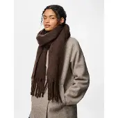 Pieces Pcnikita Long Scarf Noos Bc - Brown - ONE SIZE