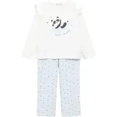 Mango Printed Long Pyjamas - Blue - 4-5