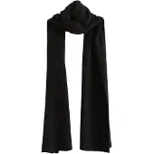 Lindex Scarf Knitted Petra - Black - ONE SIZE