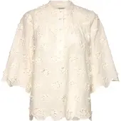 Lollys Laundry Louisell Blouse Ss - Cream - M