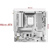 Asrock Challenger B860M WiFi 7 valkoinen LGA1851 mATX -emolevy