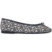 Tommy Hilfiger Th Charm Jacquard Ballerina - Navy - 37