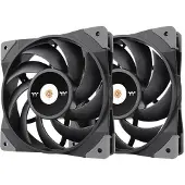 Thermaltake TOUGHFAN 12 -tietokonetuuletin, 120 mm, PWM, musta, 2 kpl