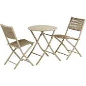 Ebuy24 Bistrosetti Arcas, 60x60x71 cm, taupe, teräs